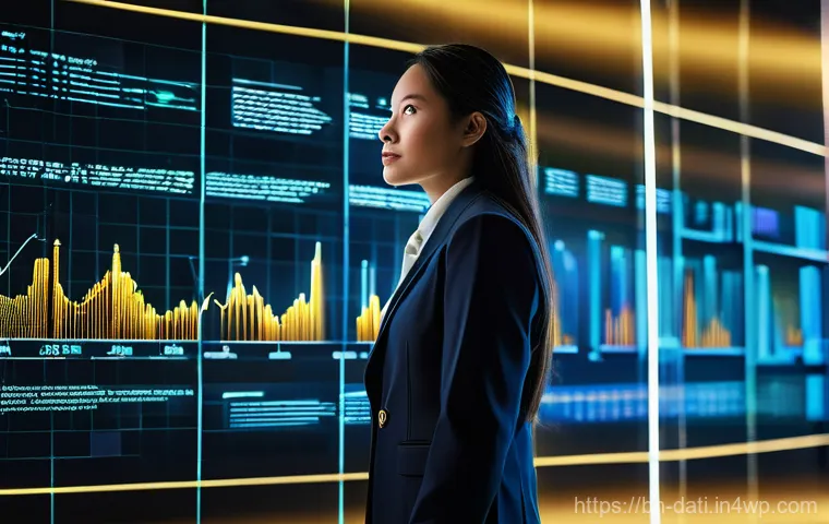 데이터 분석에서의 시계열 데이터 처리 기법 - **Image Prompt: The Future Revealed by Time Series Data**
    A visionary female data scientist, dre...