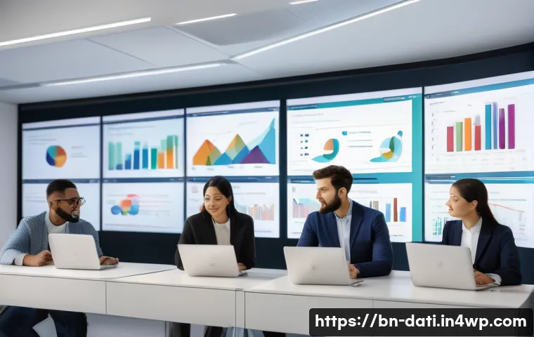 데이터 과학 워크플로우를 위한 Agile 방법론 - A diverse data science team, composed of men and women of various ethnicities, actively collaboratin...