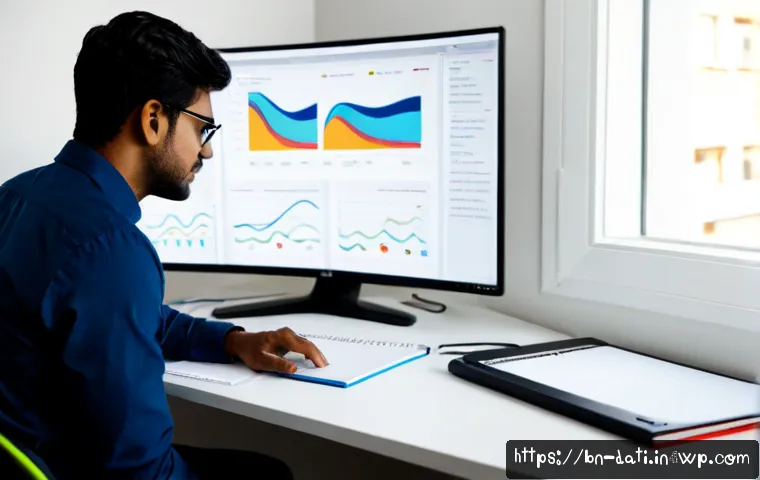 머신러닝 모델 성능 최적화 방법 - Photorealistic data scientist optimizing a machine learning model at a clean modern desk, focused pr...